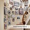 11x14 Picture Frame Set of 3, Made of High Definition Glass for 8x10 with Mat or 11x14 Without Mat, Wall Mounting, Black